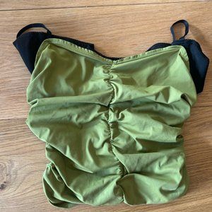 BWNT Miaou Thyme Green Renzo Tube Camisole Top L